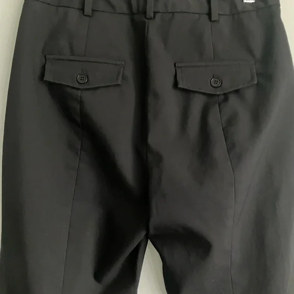 TALBOTS Black Slightly Flare Leg Mid Rise Trouser Size 6P - Picture 6 of 12